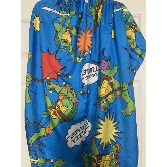 Teenage Mutant Ninja Turtles Blue Twin Fitted Sheet Only 2015 Nickelodeon - Picture 5 of 7